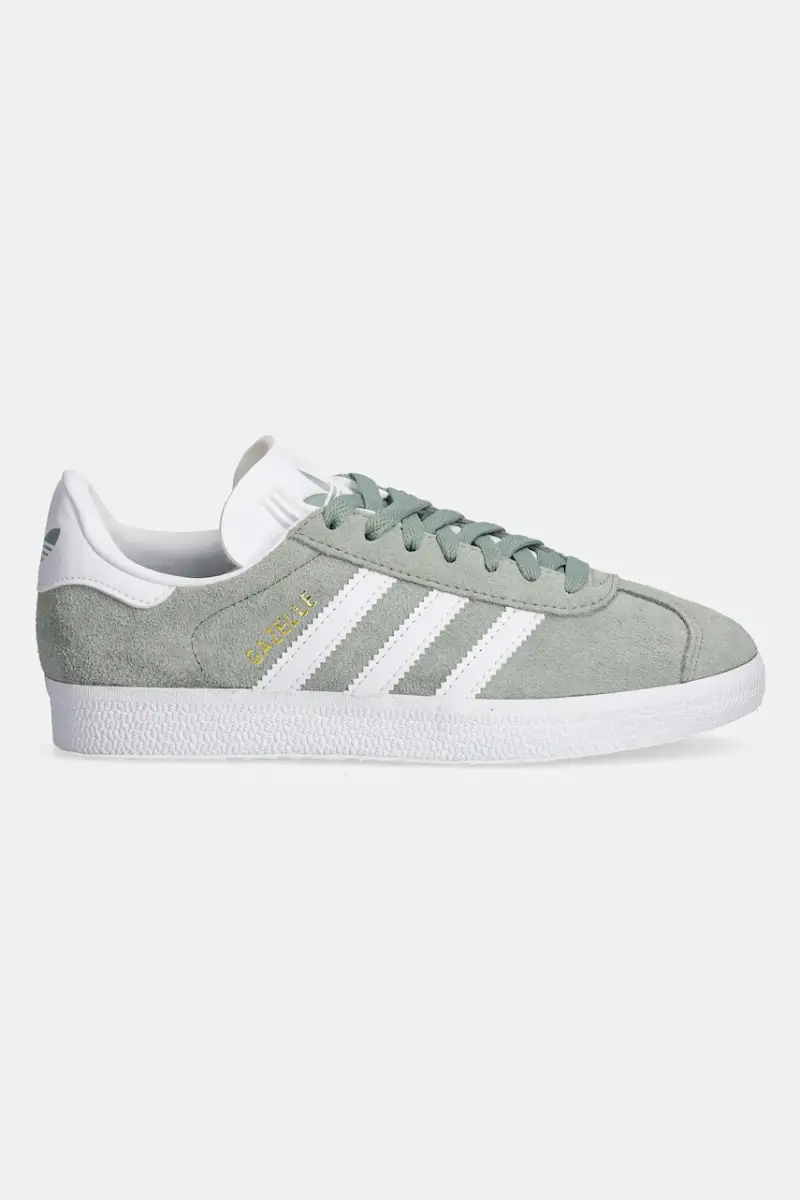 sneakers in camoscio Gazelle colore verde JH5384 miniatura 2