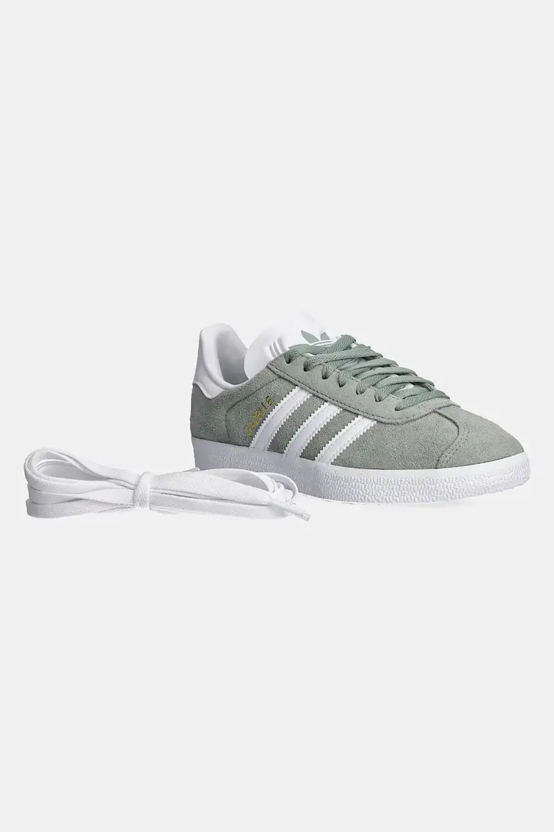 sneakers in camoscio Gazelle colore verde JH5384 miniatura 3