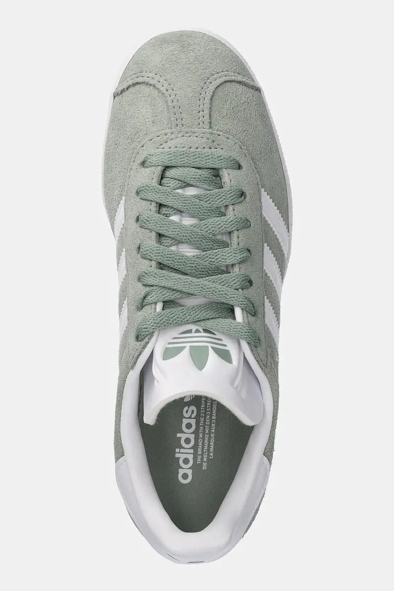 sneakers in camoscio Gazelle colore verde JH5384 miniatura 5