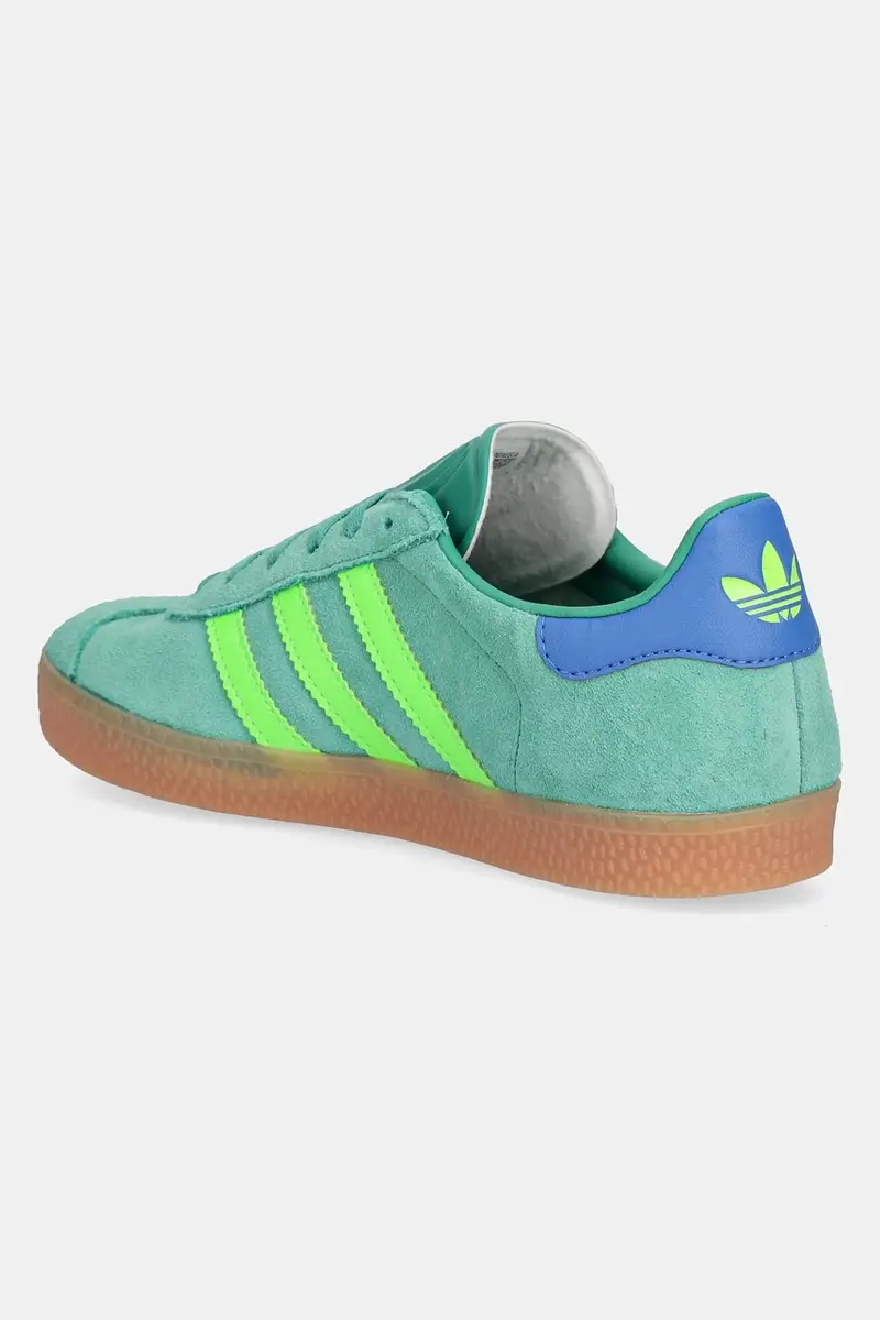 sneakers in camoscio GAZELLE colore verde JP7127 miniatura 3