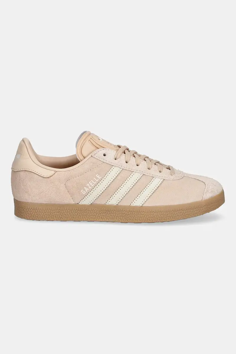 sneakers in camoscio Gazelle donna colore beige JS1384 miniatura 2