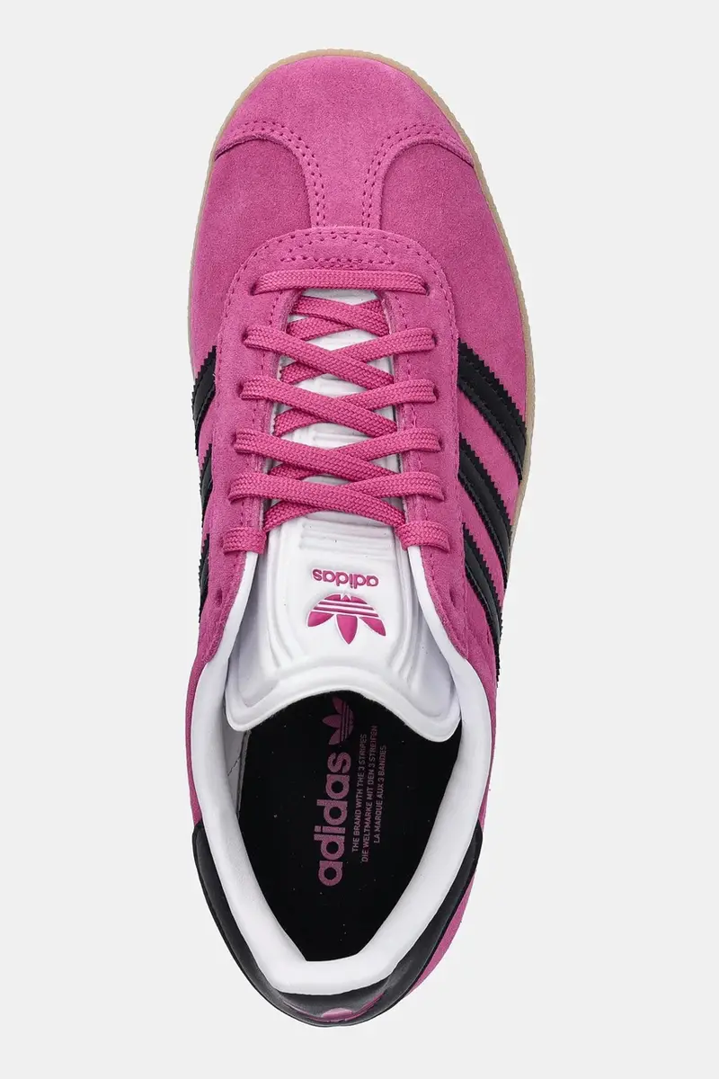 sneakers in camoscio Gazelle donna colore rosa JS1382 miniatura 4