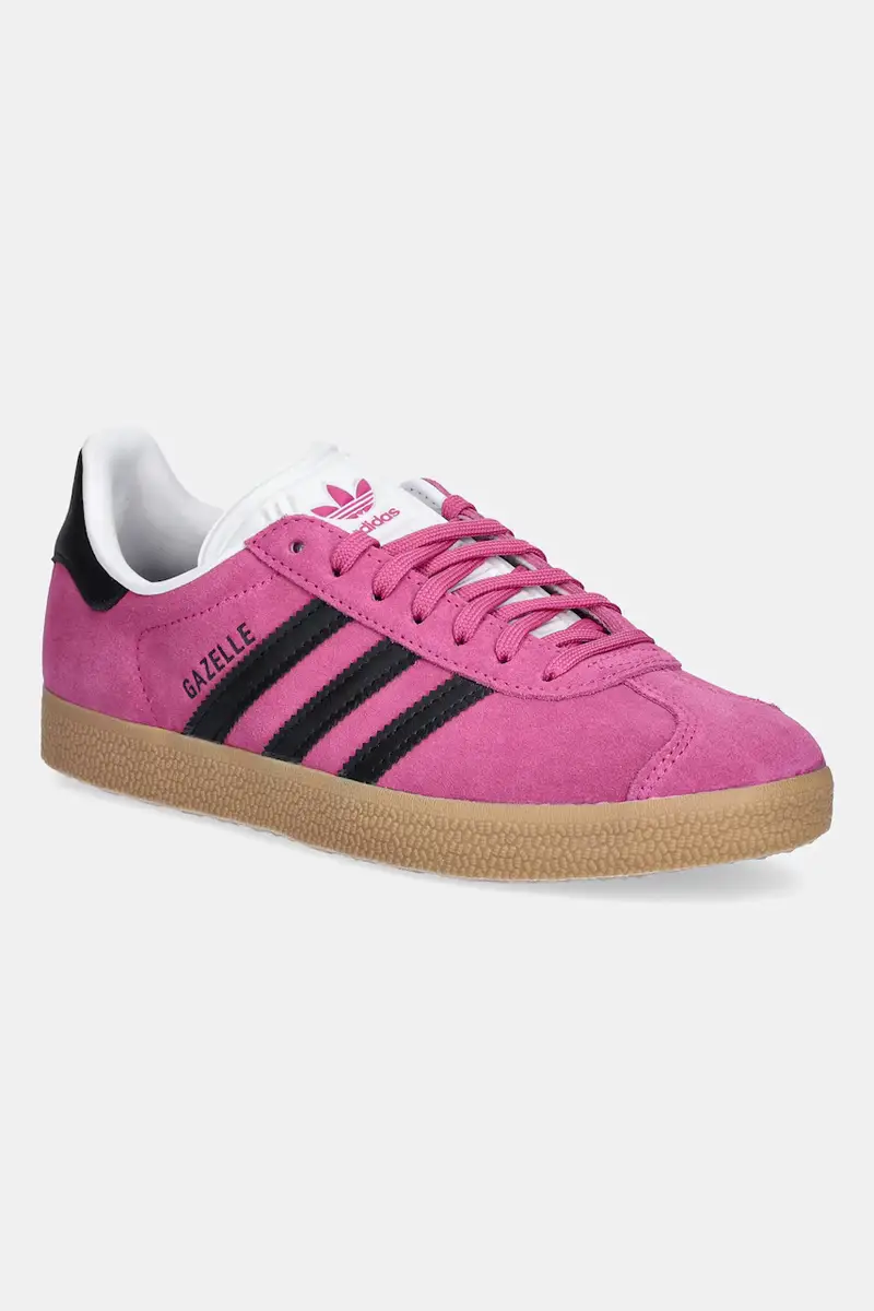sneakers in camoscio Gazelle donna colore rosa JS1382