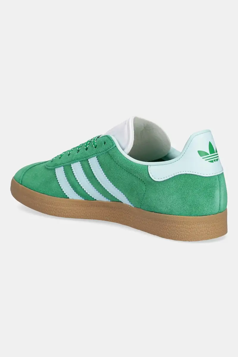 sneakers in camoscio Gazelle donna colore verde JH7218 miniatura 3