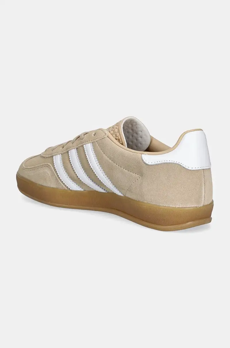 sneakers in camoscio Gazelle Indoor colore beige IH5482 miniatura 3
