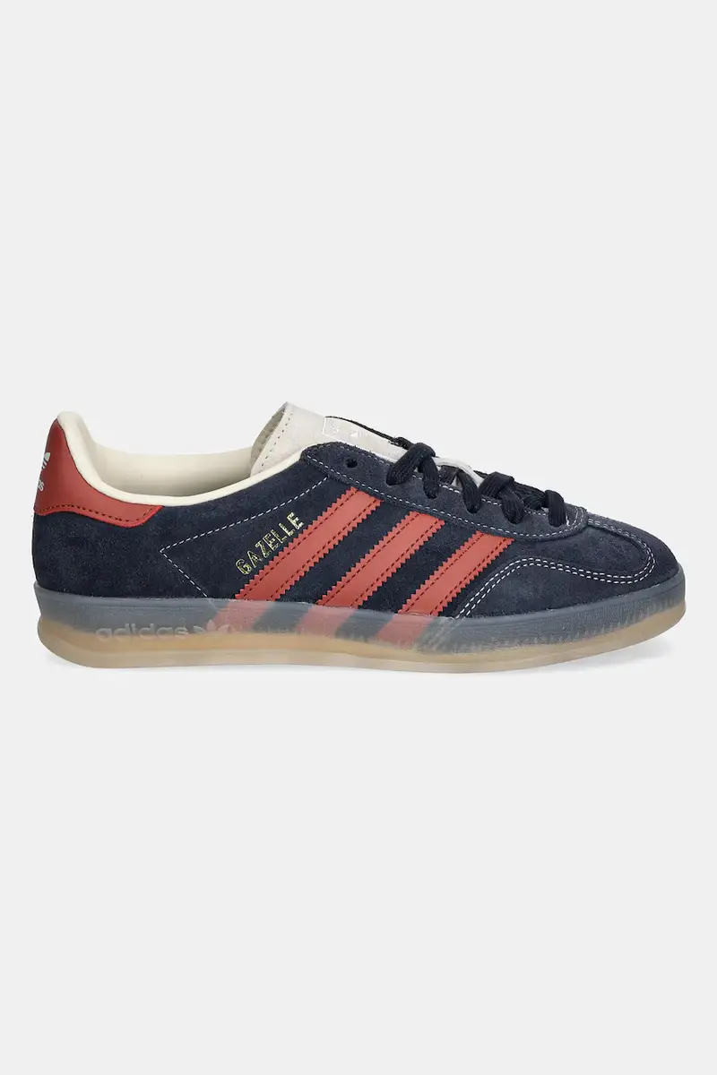 sneakers in camoscio Gazelle Indoor colore blu navy JH5404 miniatura 2