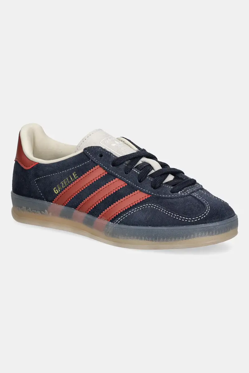 sneakers in camoscio Gazelle Indoor colore blu navy JH5404