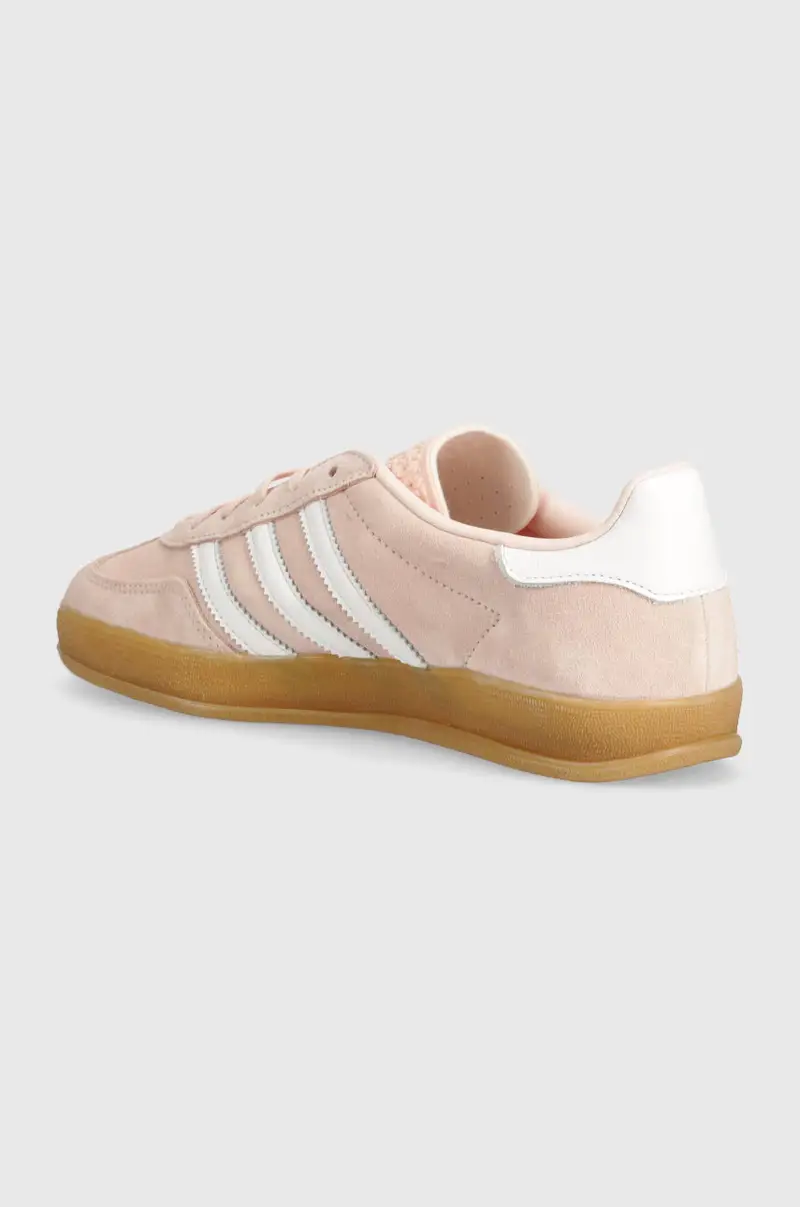 sneakers in camoscio Gazelle Indoor colore rosa IH5484 miniatura 3