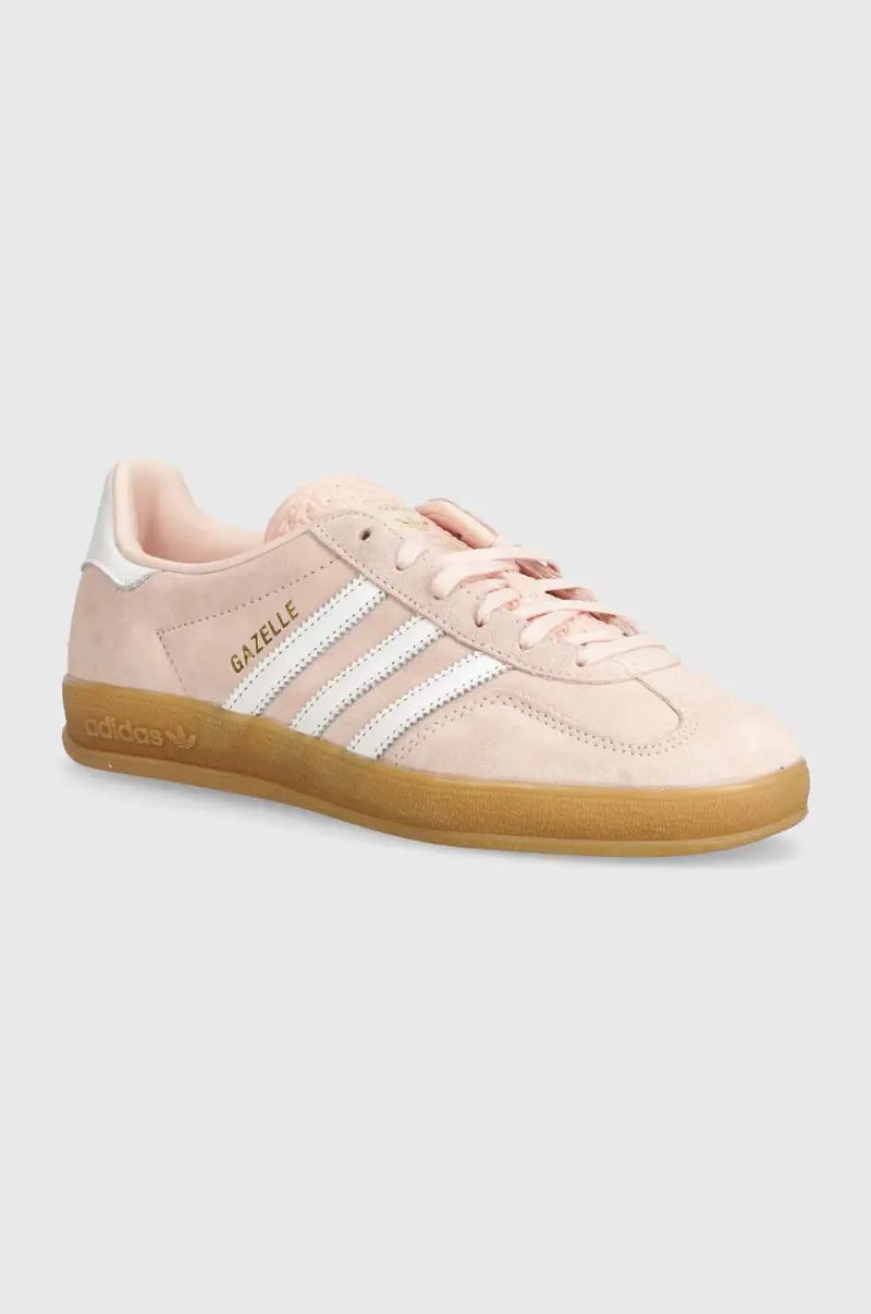 sneakers in camoscio Gazelle Indoor colore rosa IH5484