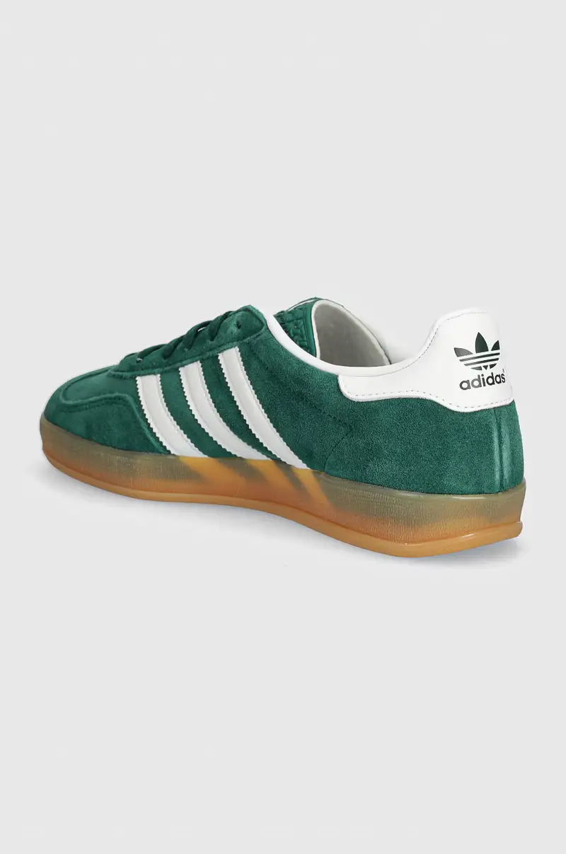 sneakers in camoscio Gazelle Indoor colore verde JI2062 miniatura 3