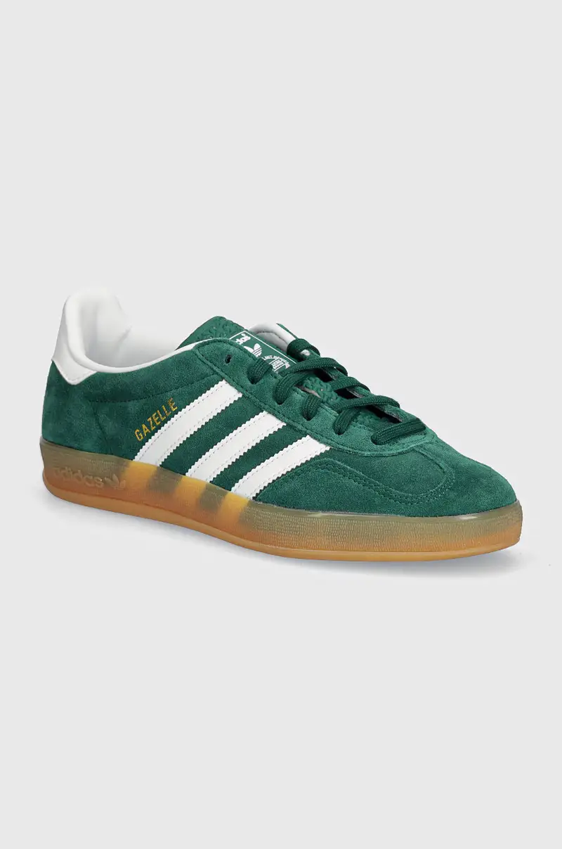 sneakers in camoscio Gazelle Indoor colore verde JI2062