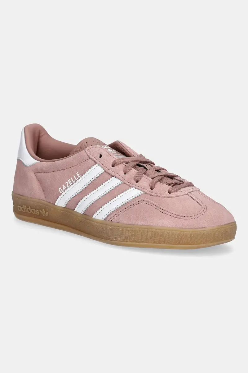 sneakers in camoscio Gazelle Indoor donna colore rosa JS1397
