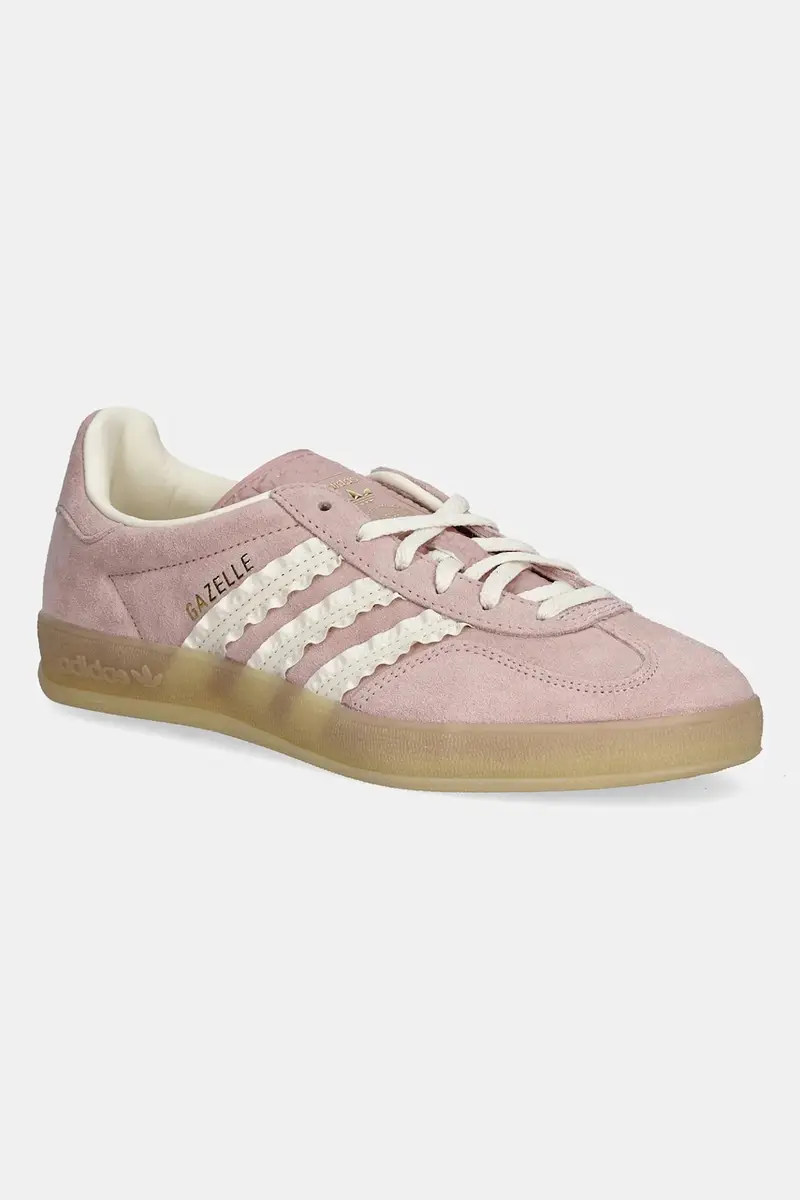 sneakers in camoscio Gazelle Indoor donna colore rosa JS1413