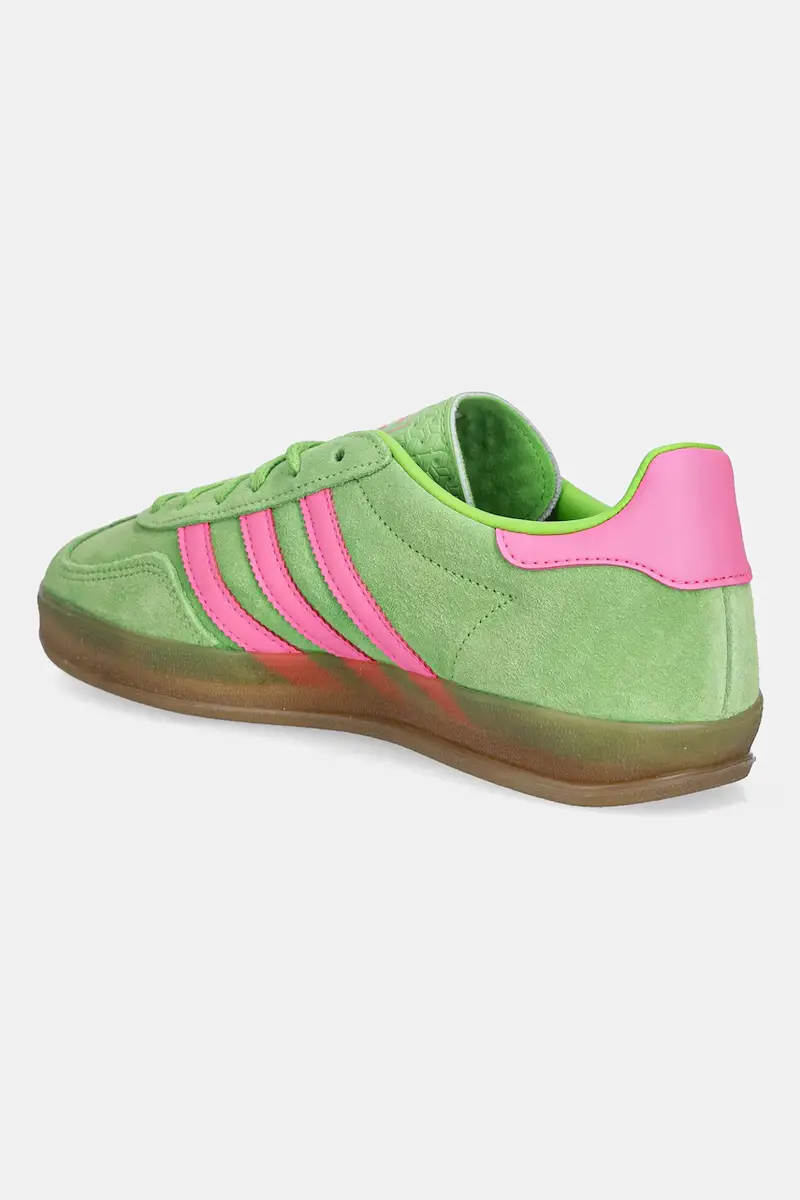 sneakers in camoscio Gazelle Indoor donna colore verde JQ1794 miniatura 3