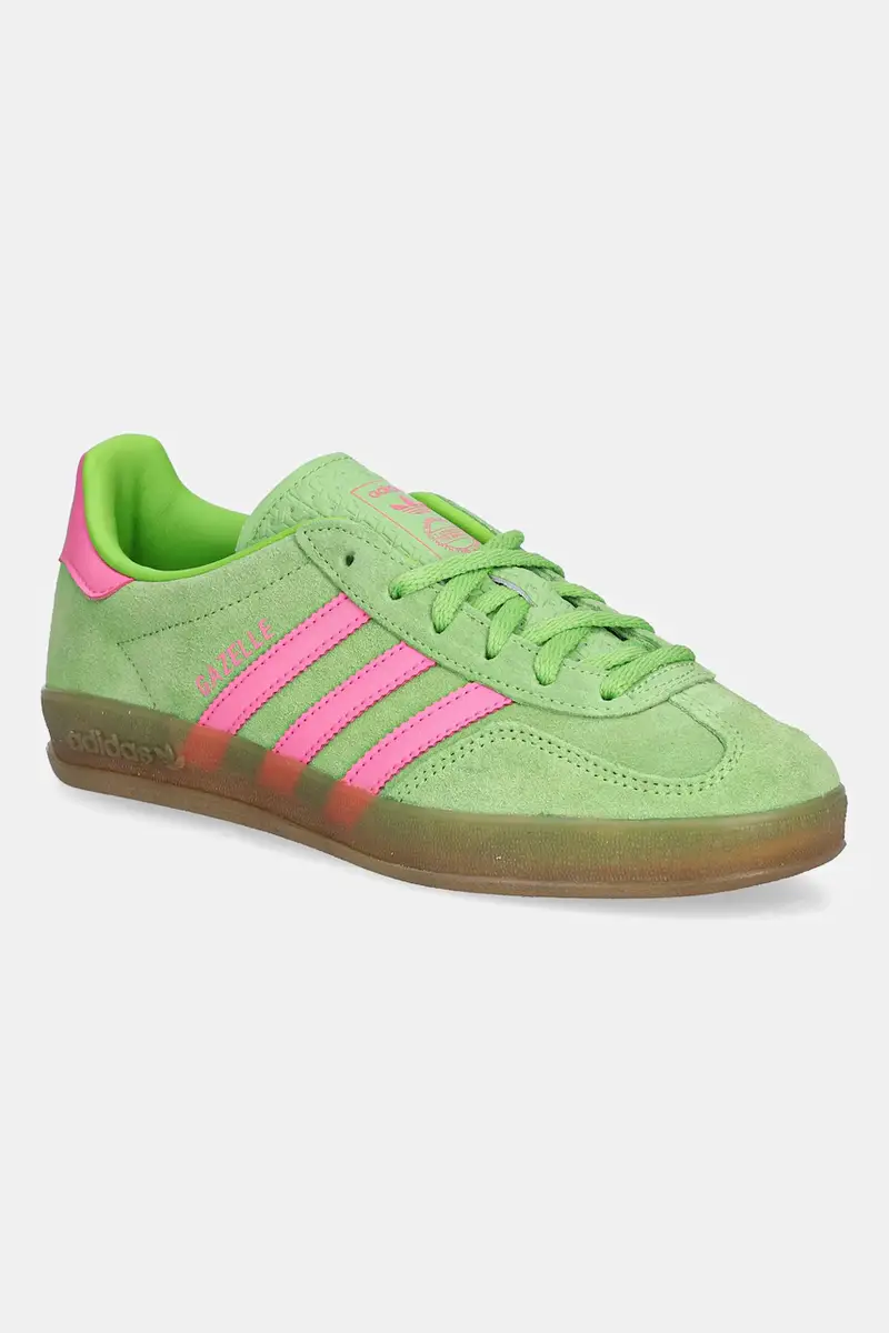 sneakers in camoscio Gazelle Indoor donna colore verde JQ1794