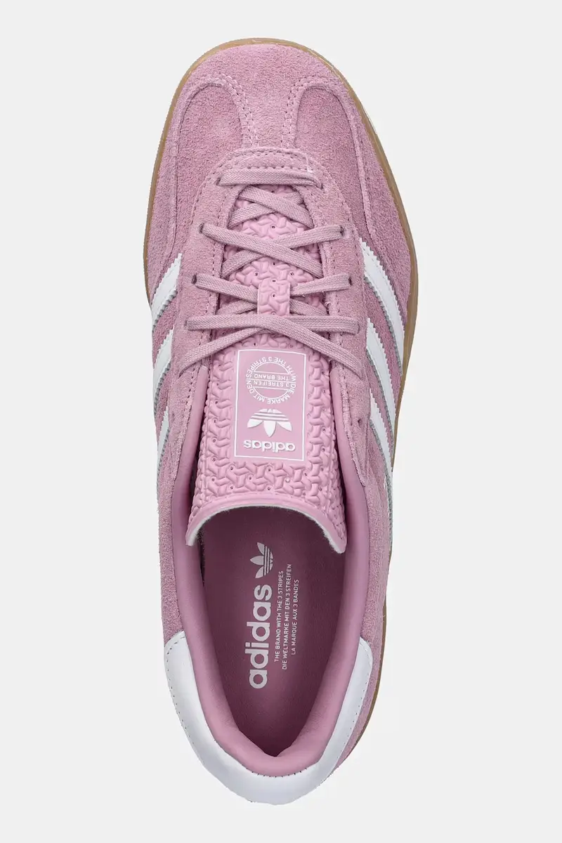 sneakers in camoscio Gazelle Indoor donna colore violetto JS1395 miniatura 4