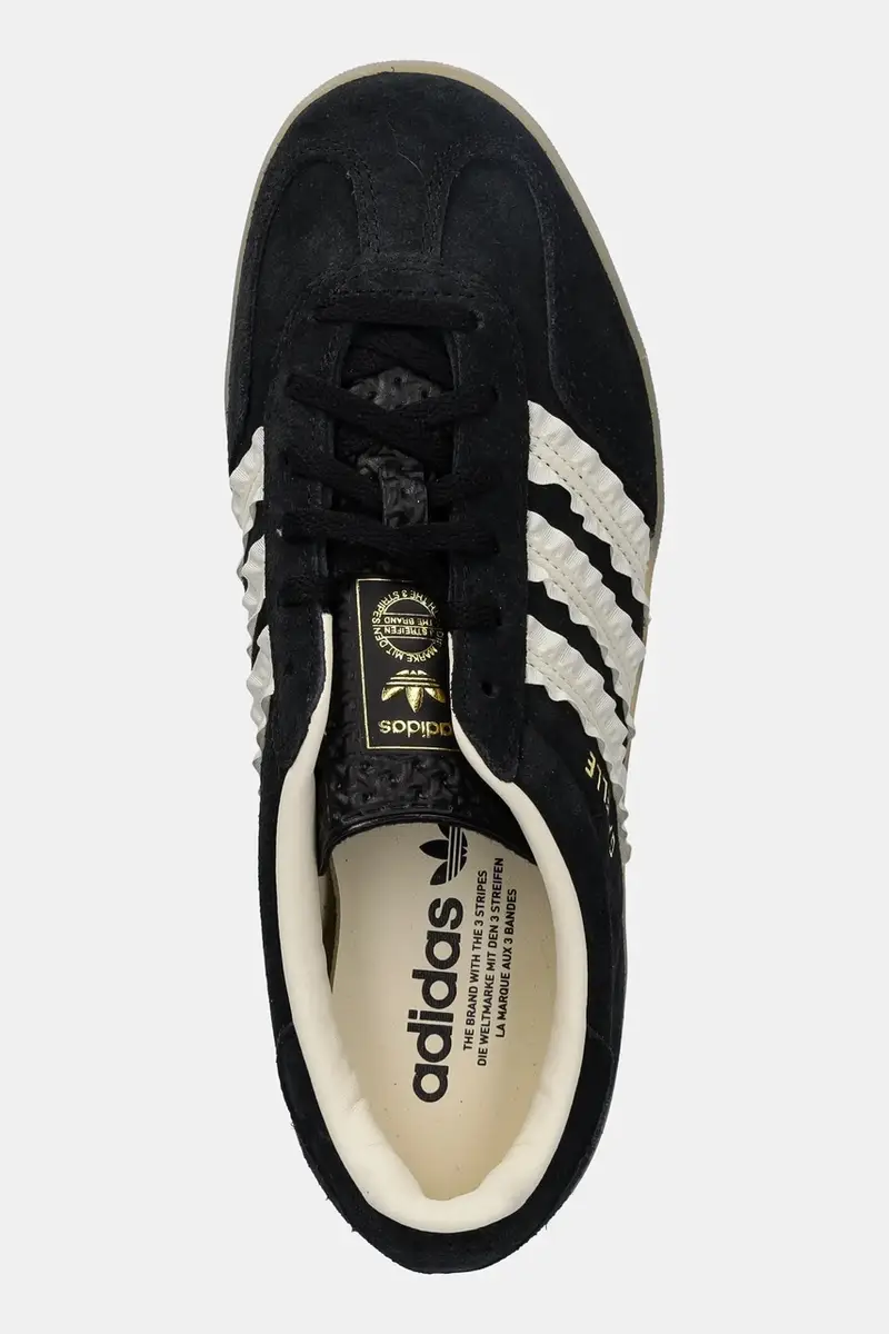 sneakers in camoscio Gazelle Indoor Nero miniatura 4