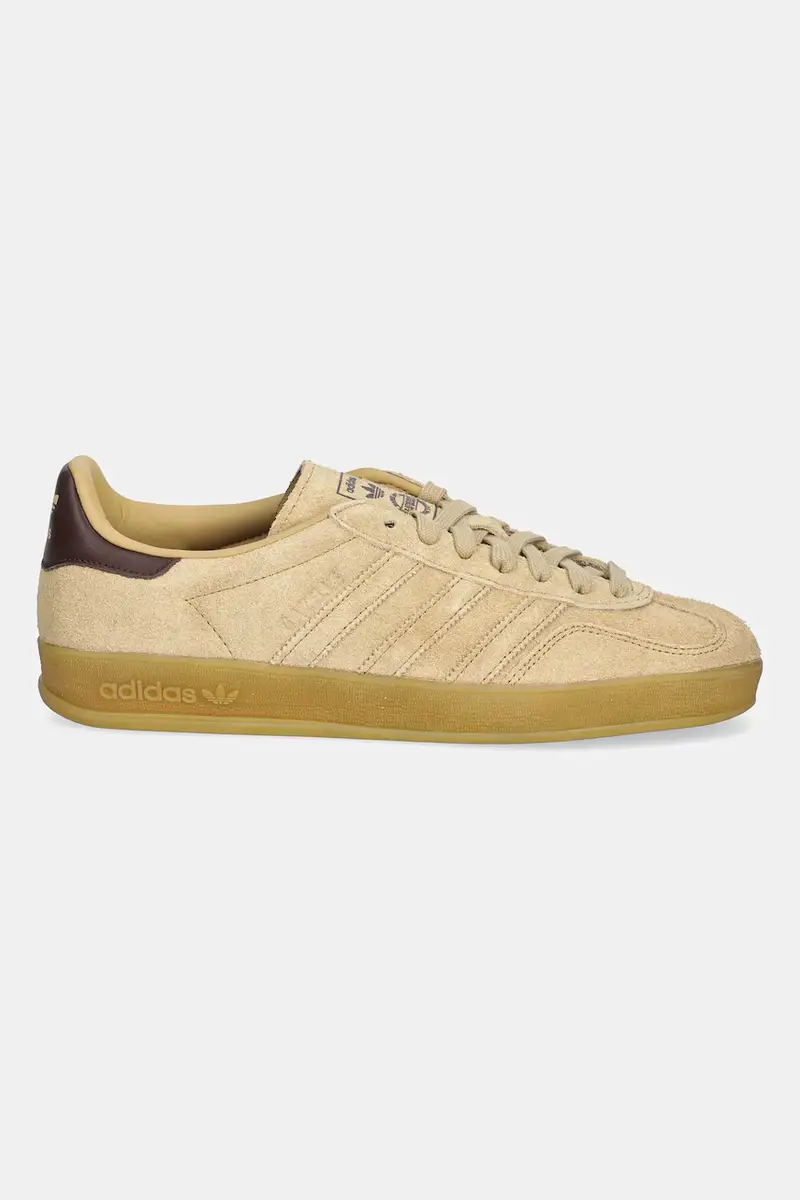 sneakers in camoscio Gazelle Indoor uomo colore beige JQ8400 miniatura 2