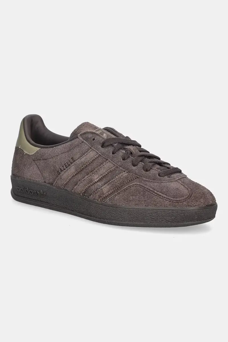 sneakers in camoscio Gazelle Indoor uomo colore marrone JQ8402