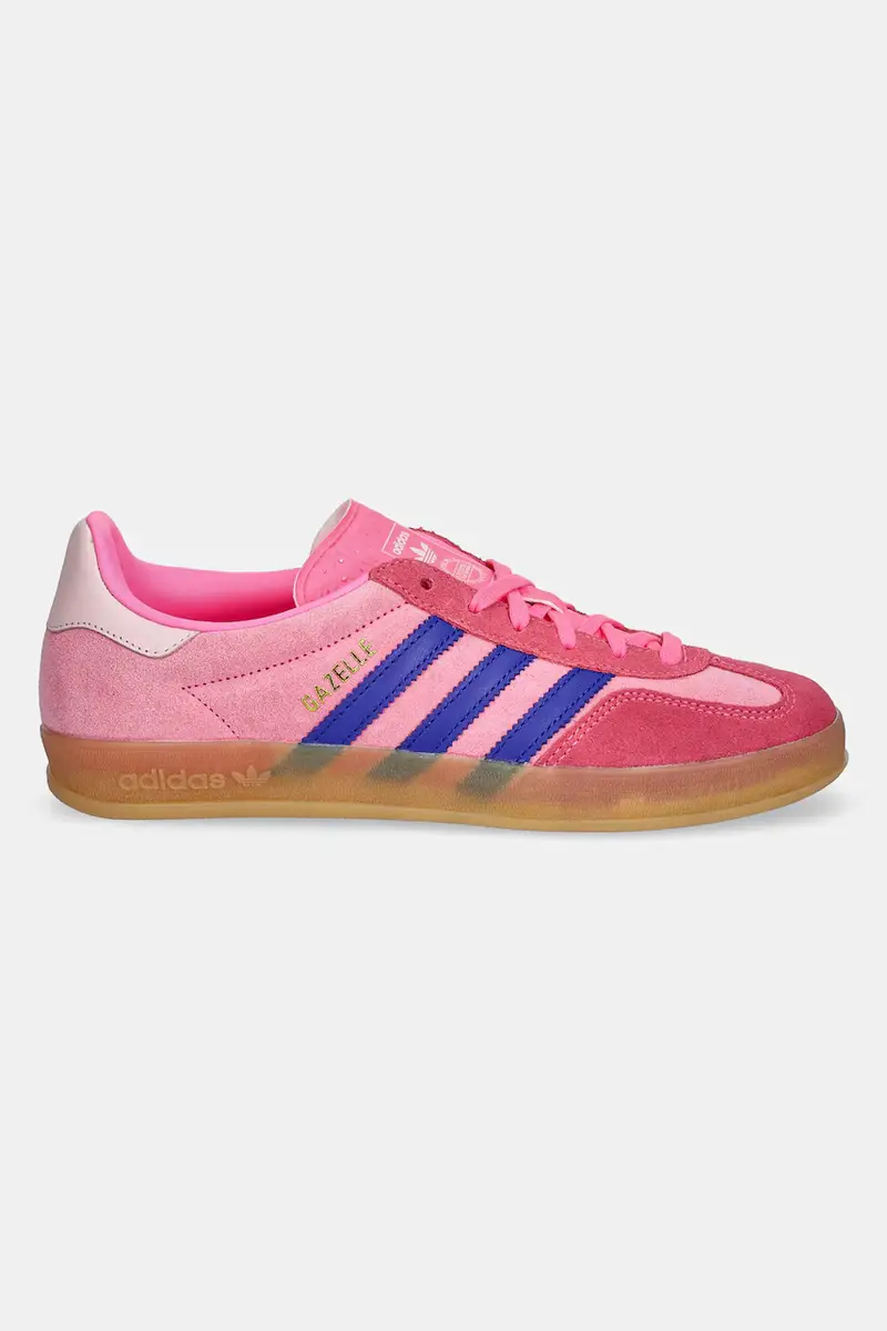 sneakers in camoscio Gazelle Indoor W donna colore rosa JQ0194 miniatura 2