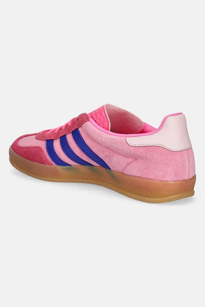 sneakers in camoscio Gazelle Indoor W donna colore rosa JQ0194 miniatura 3