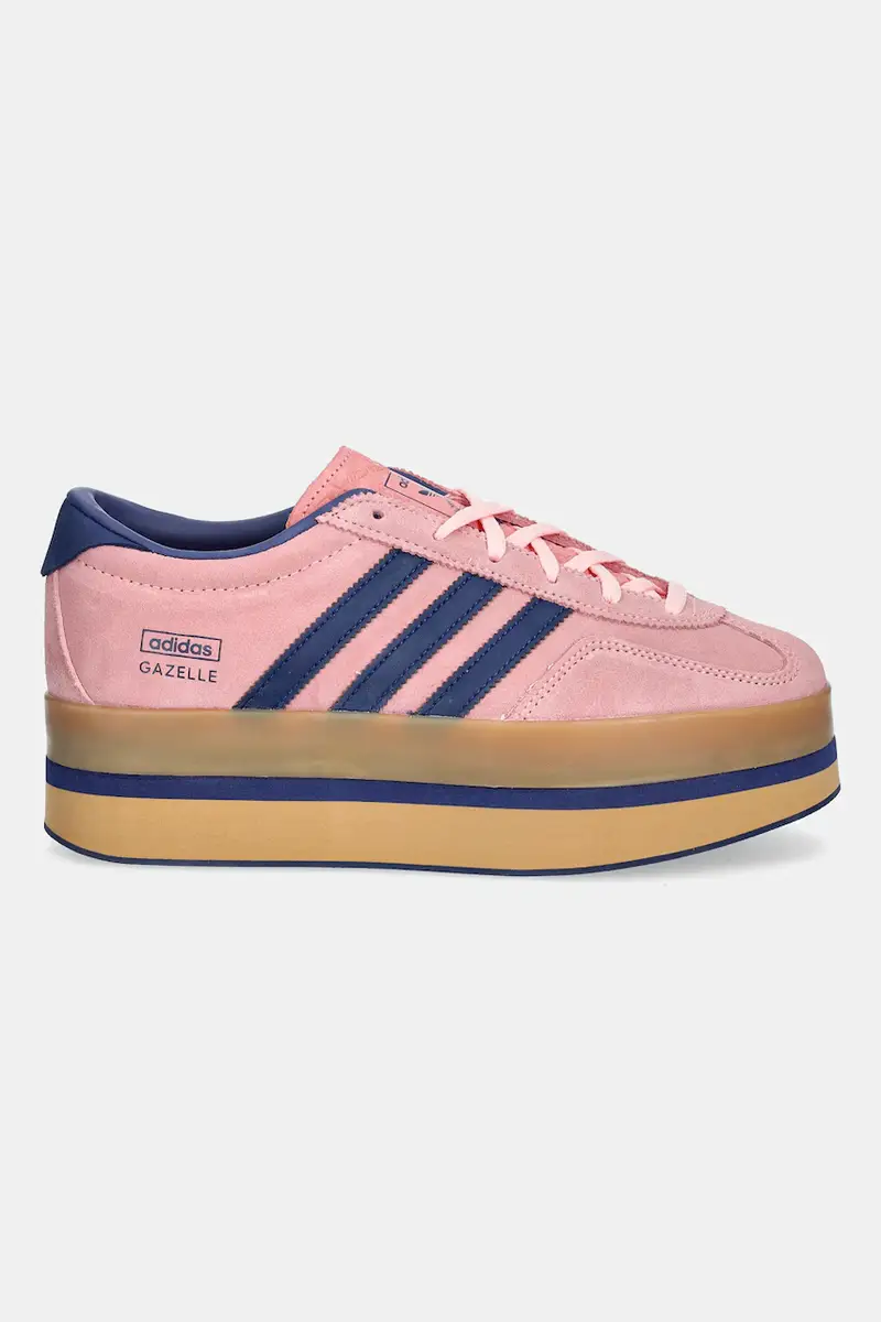 sneakers in camoscio Gazelle Stack W donna colore rosa JS3926 miniatura 2