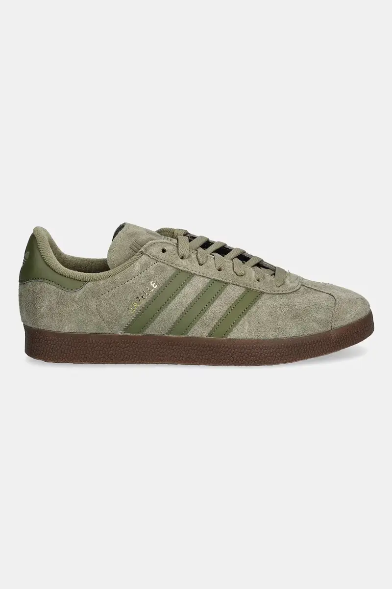 sneakers in camoscio Gazelle uomo colore verde JR6288 miniatura 2