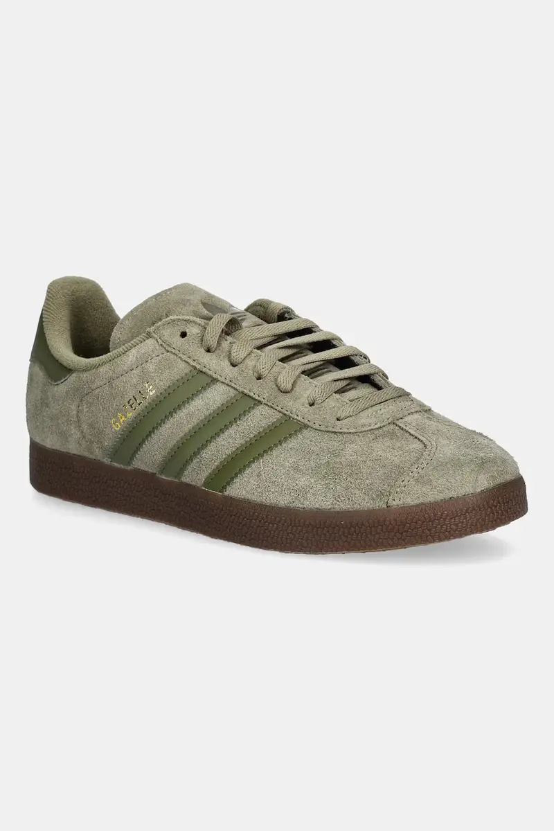 sneakers in camoscio Gazelle uomo colore verde JR6288