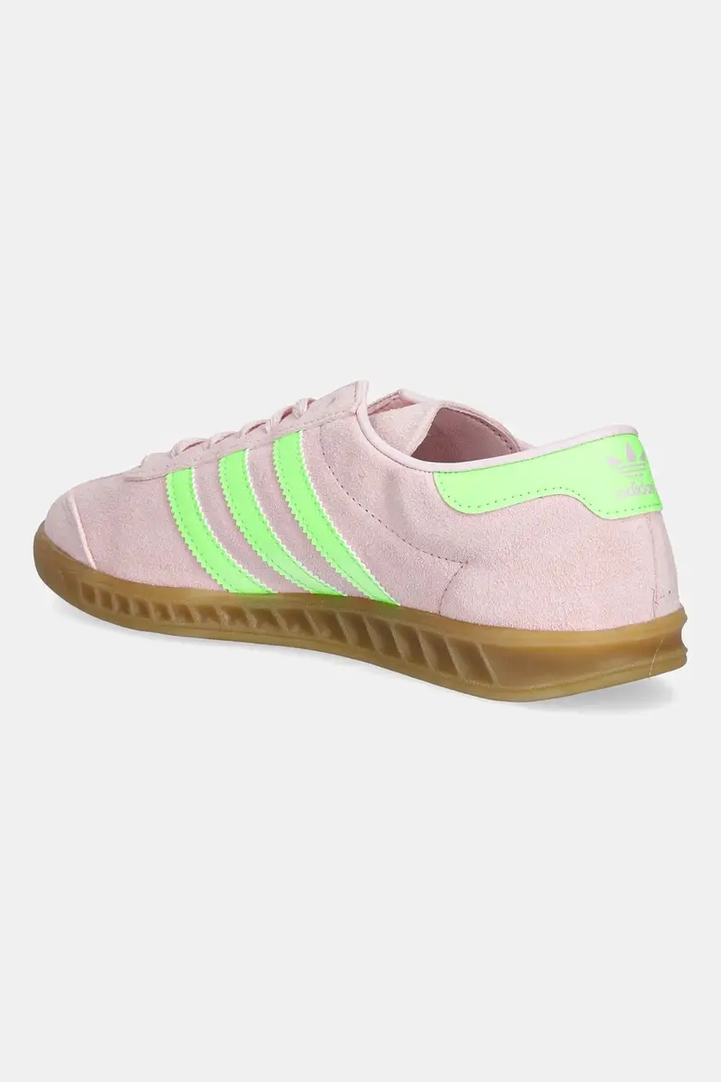 sneakers in camoscio Hamburg W donna colore rosa JS0683 miniatura 3