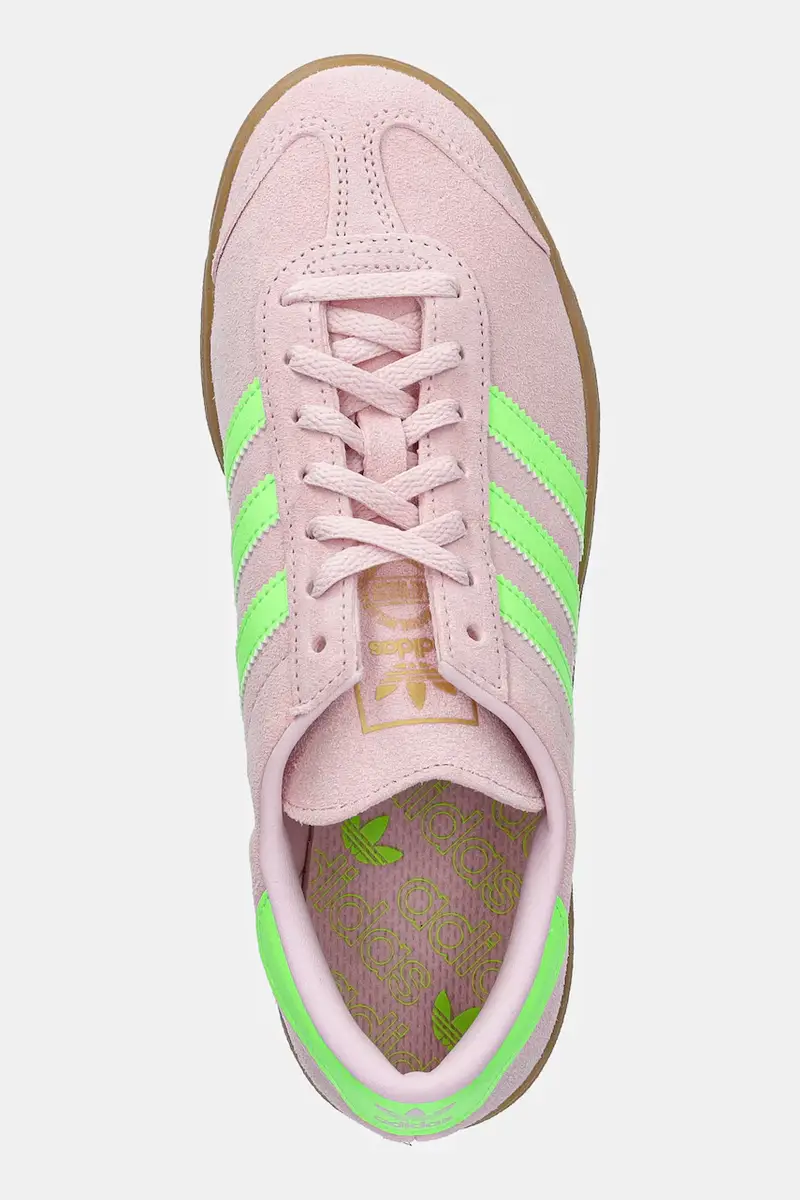 sneakers in camoscio Hamburg W donna colore rosa JS0683 miniatura 4