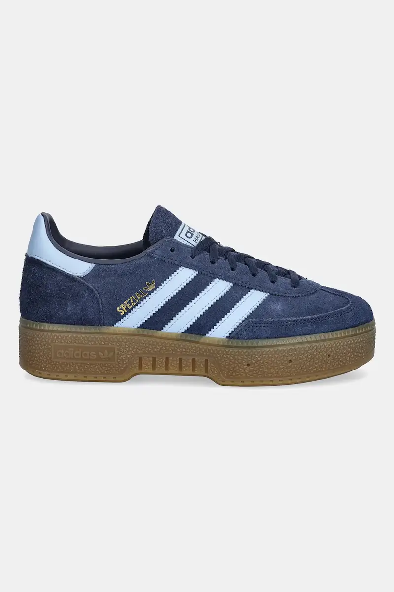 sneakers in camoscio Handball Spezial Bold donna colore blu navy IH9183 miniatura 2