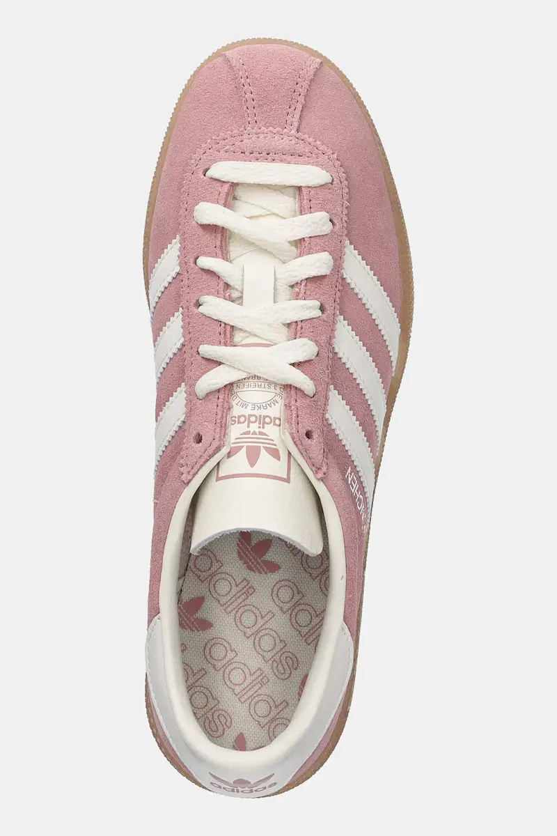 sneakers in camoscio Muenchen donna colore rosa JS3992 miniatura 4