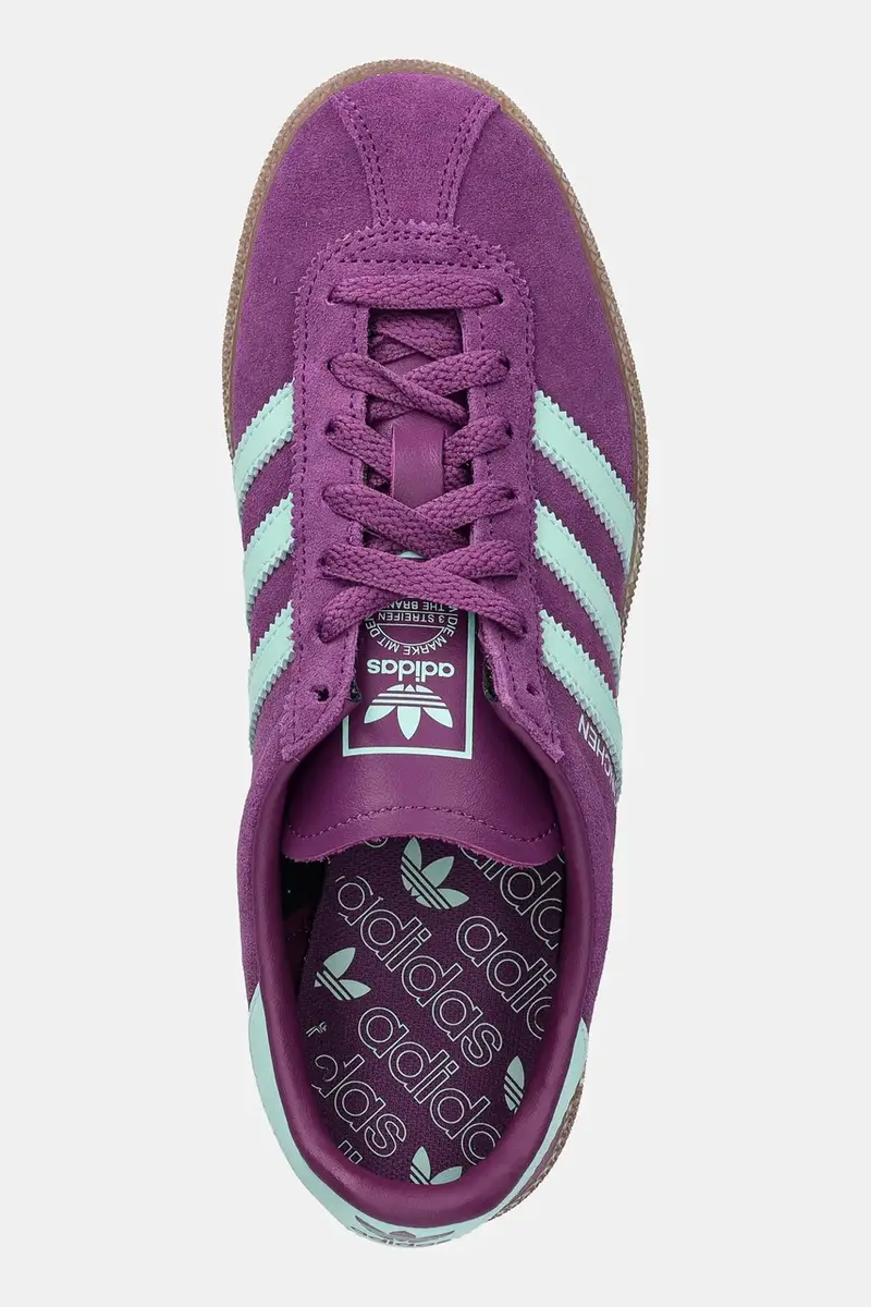 sneakers in camoscio Muenchen donna colore violetto JS3995 miniatura 4