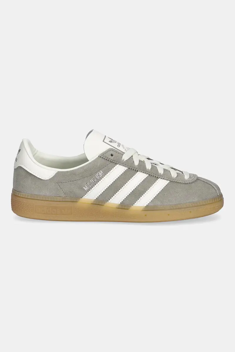 sneakers in camoscio MUENCHEN W donna colore grigio JS3990 miniatura 2