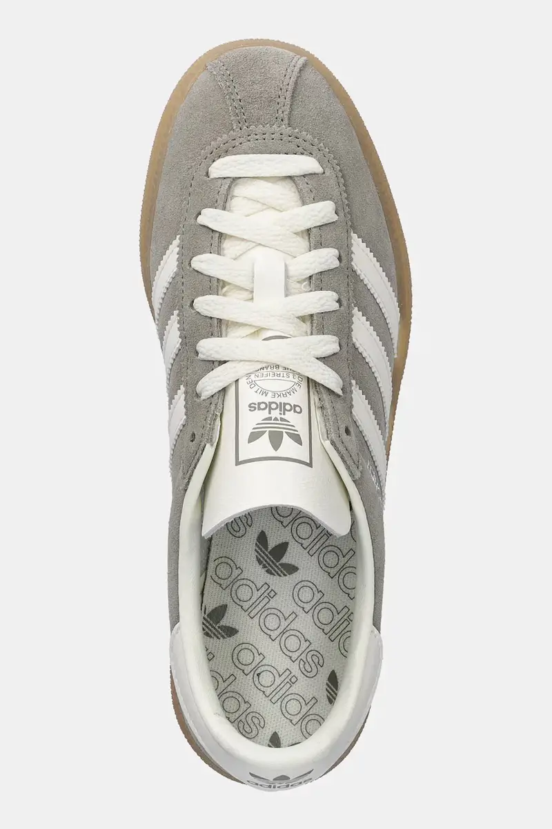 sneakers in camoscio MUENCHEN W donna colore grigio JS3990 miniatura 4