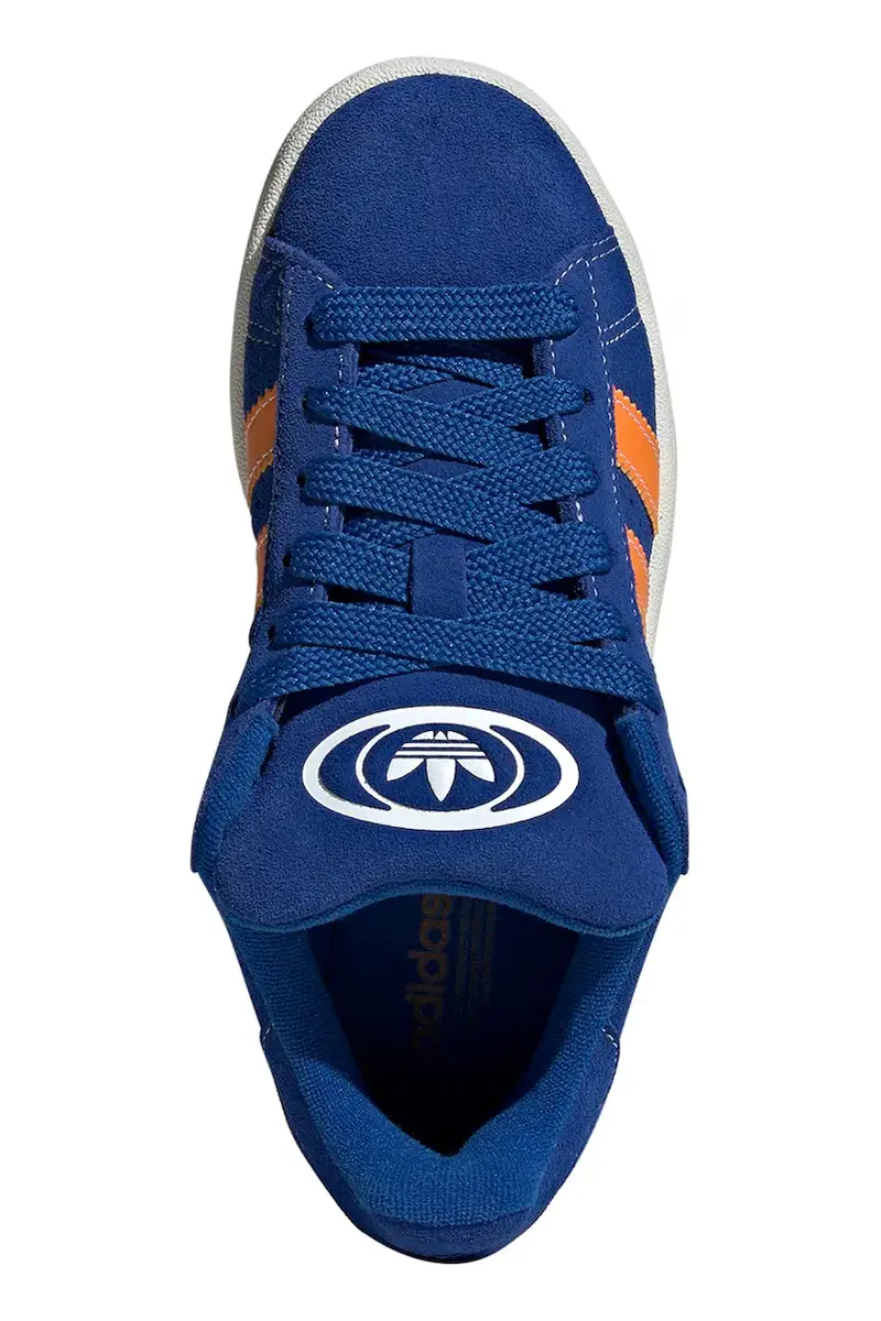 sneakers in camoscio per bambini CAMPUS 00s colore blu JP7615 miniatura 5