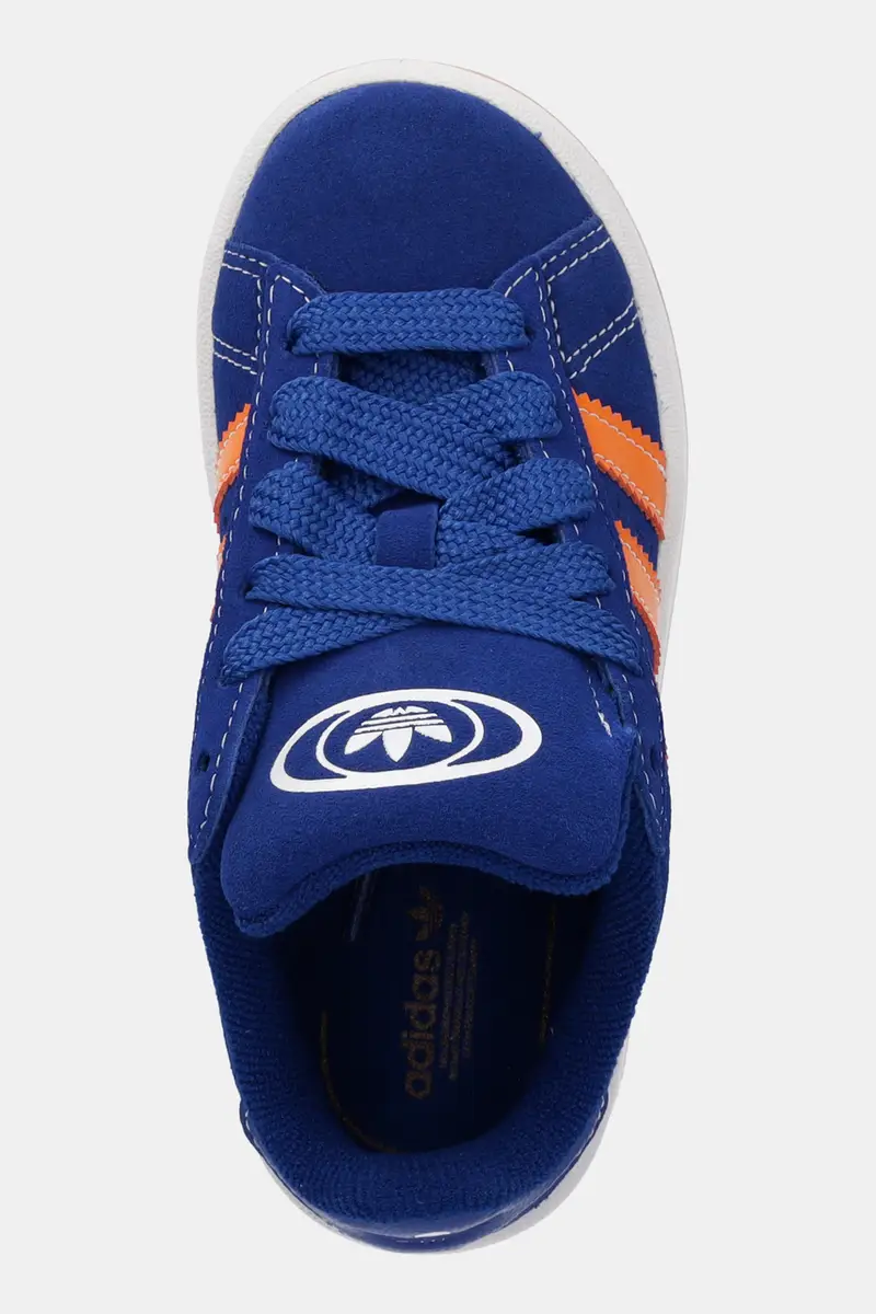 sneakers in camoscio per bambini CAMPUS 00s colore blu JP7617 miniatura 4