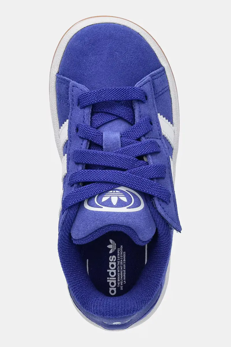 sneakers in camoscio per bambini CAMPUS 00s colore blu JR5787 miniatura 4