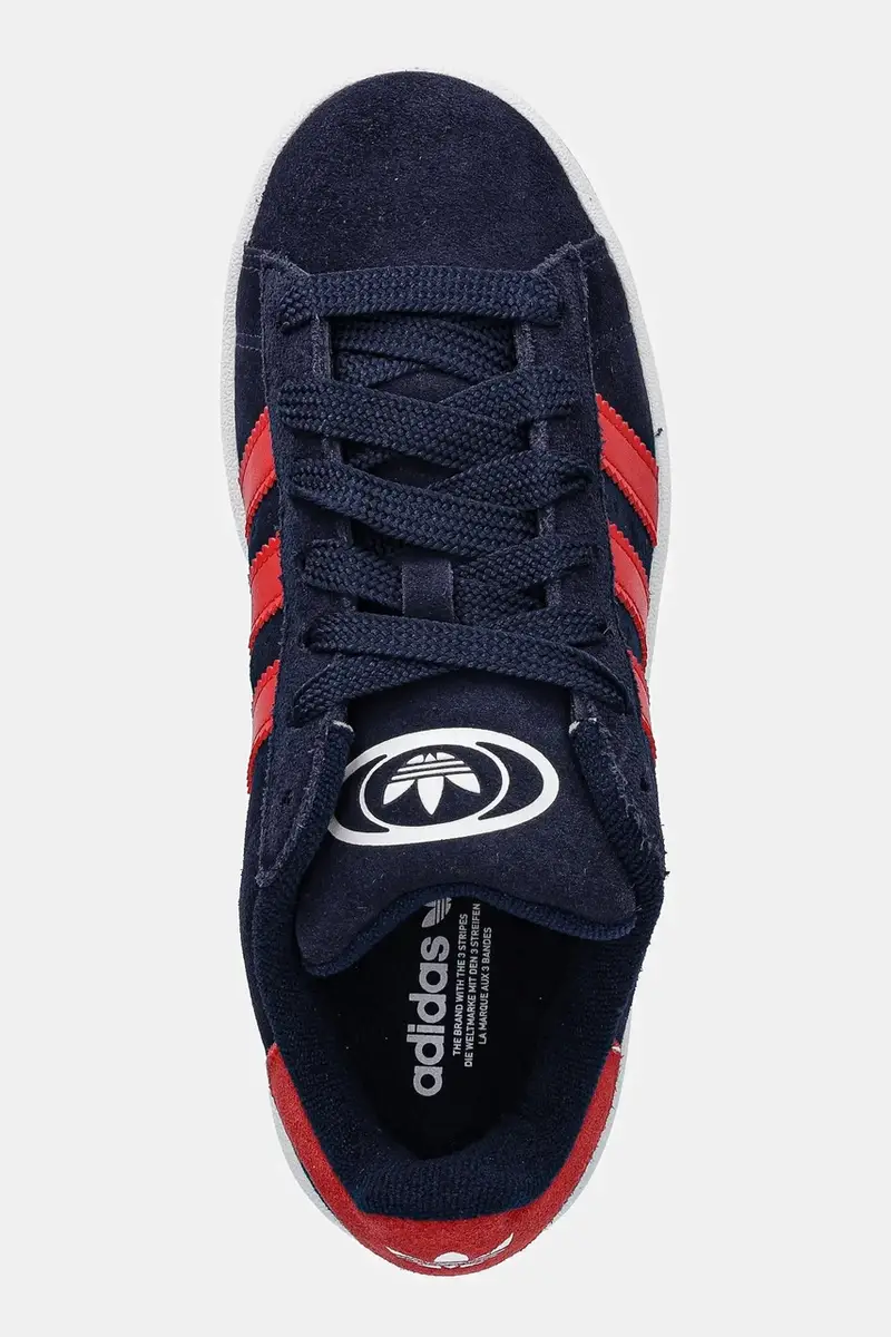 sneakers in camoscio per bambini CAMPUS 00s colore blu navy JQ8556 miniatura 4