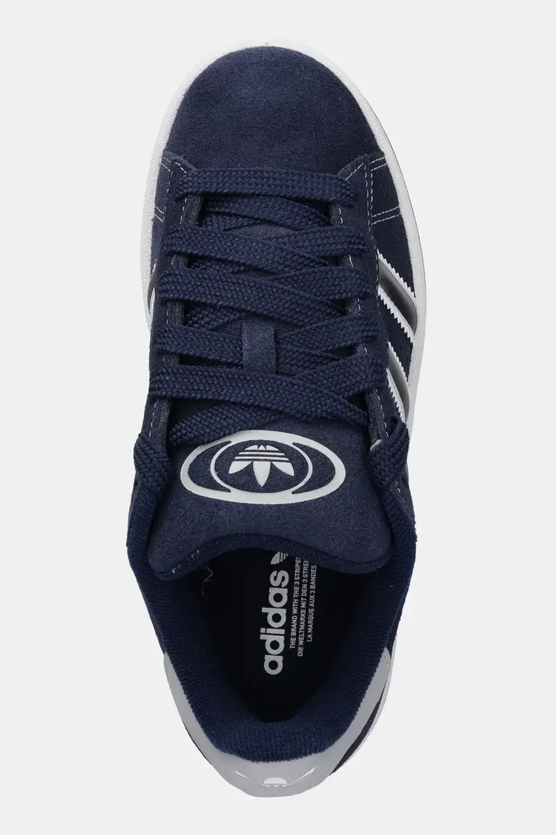 sneakers in camoscio per bambini CAMPUS 00s colore blu navy JR6808 miniatura 4