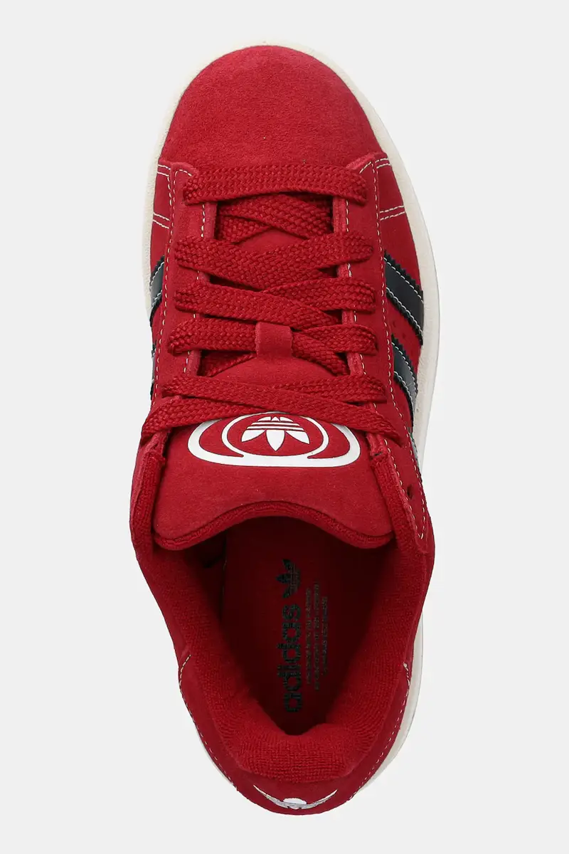 sneakers in camoscio per bambini CAMPUS 00s colore granata JP7616 miniatura 4