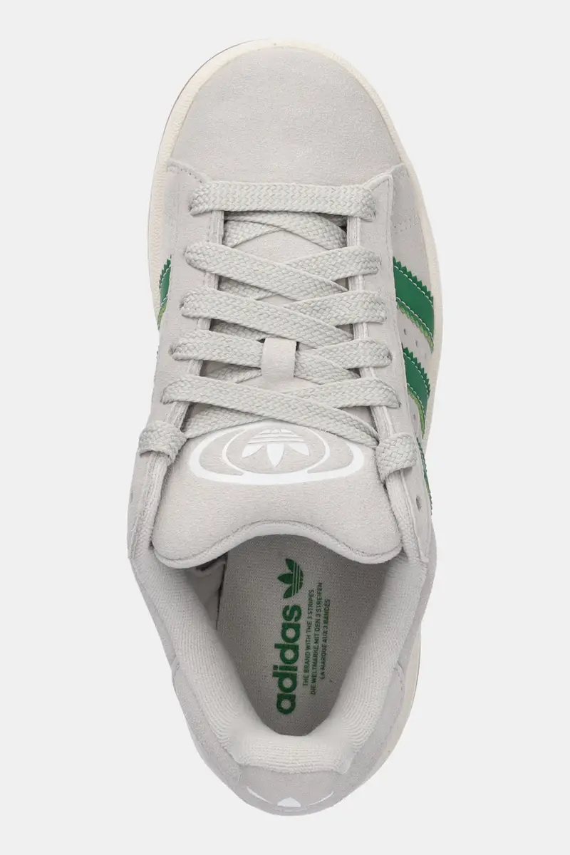 sneakers in camoscio per bambini CAMPUS 00s colore grigio JI0287 miniatura 4