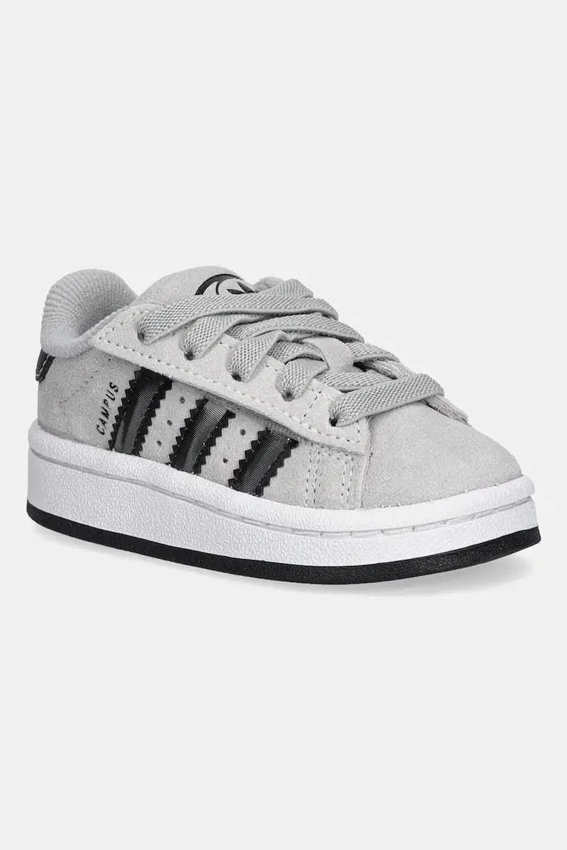 sneakers in camoscio per bambini CAMPUS 00s colore grigio JQ1763