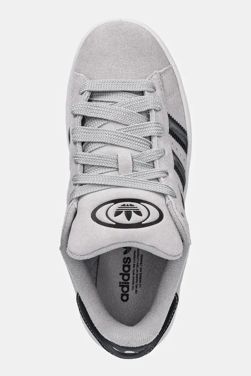 sneakers in camoscio per bambini CAMPUS 00s colore grigio JR6809 miniatura 4