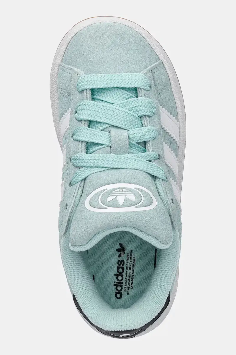 sneakers in camoscio per bambini CAMPUS 00s colore turchese JP5511 miniatura 4