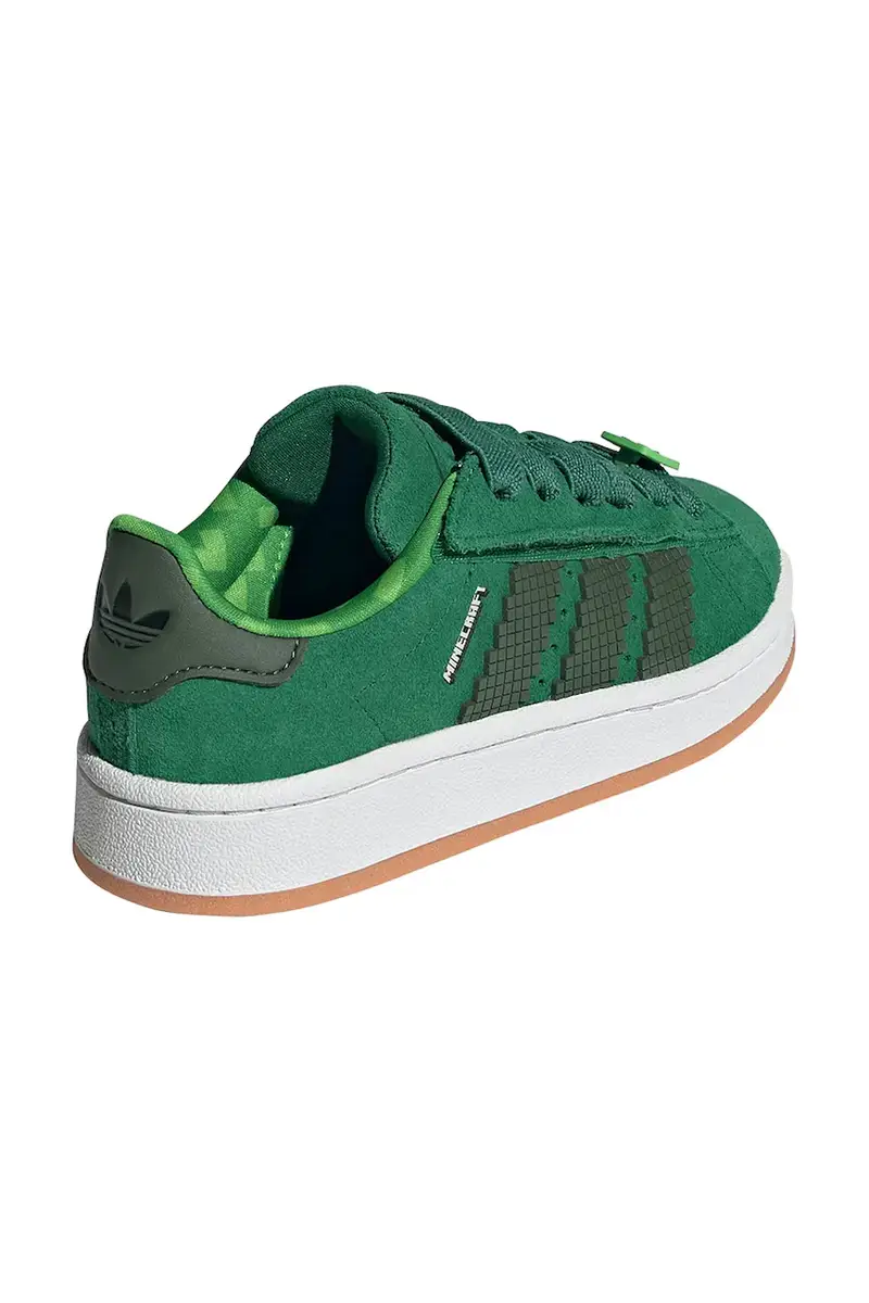 sneakers in camoscio per bambini CAMPUS 00s colore verde JS3788 miniatura 3