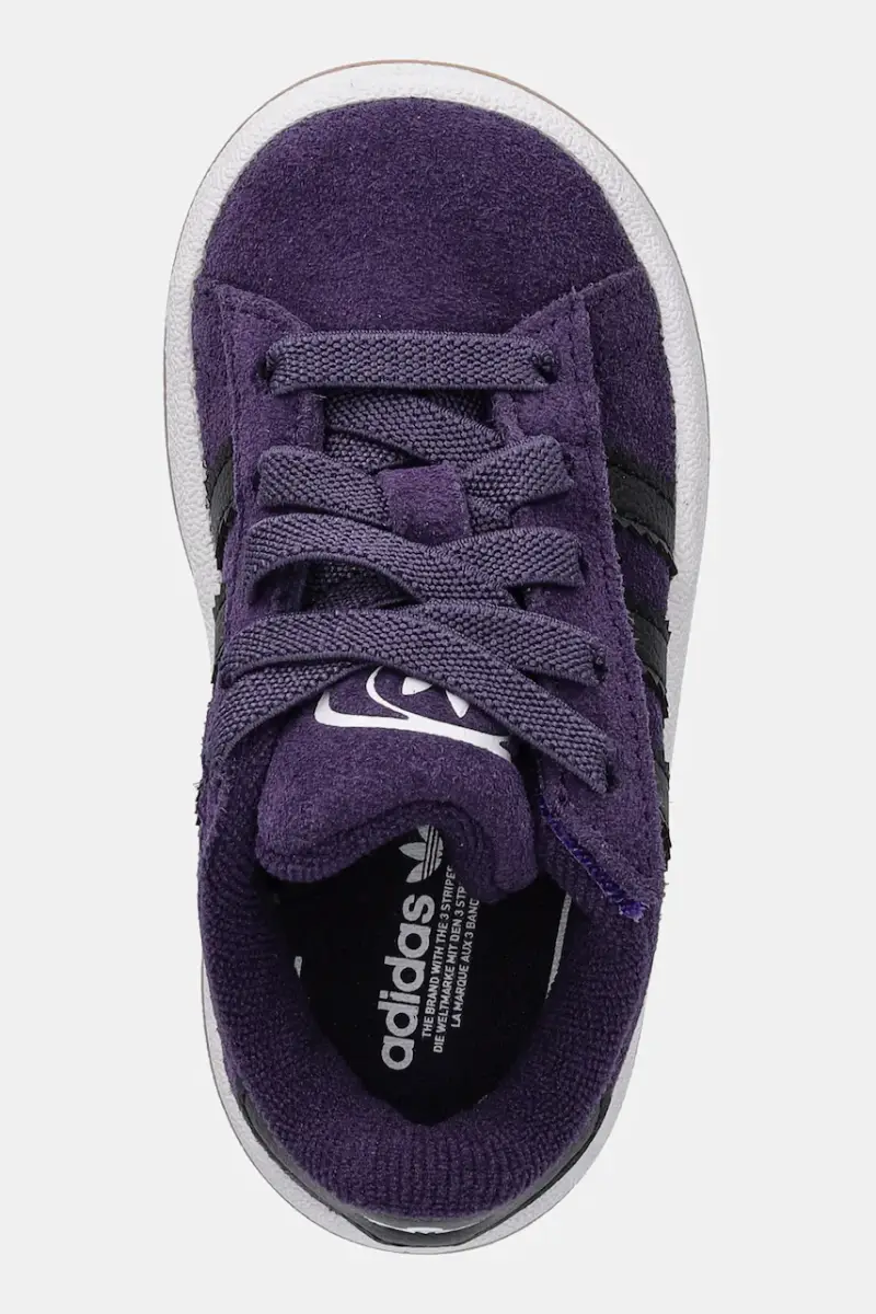 sneakers in camoscio per bambini CAMPUS 00s colore violetto JQ8561 miniatura 4