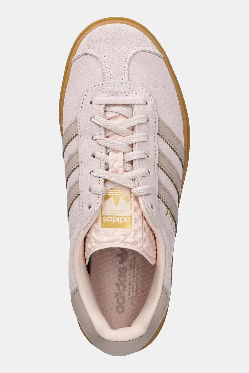 sneakers in camoscio per bambini GAZELLE BOLD colore rosa JQ1296 miniatura 4