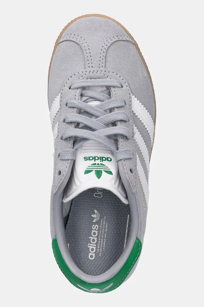 sneakers in camoscio per bambini GAZELLE colore grigio JQ5999 miniatura 4