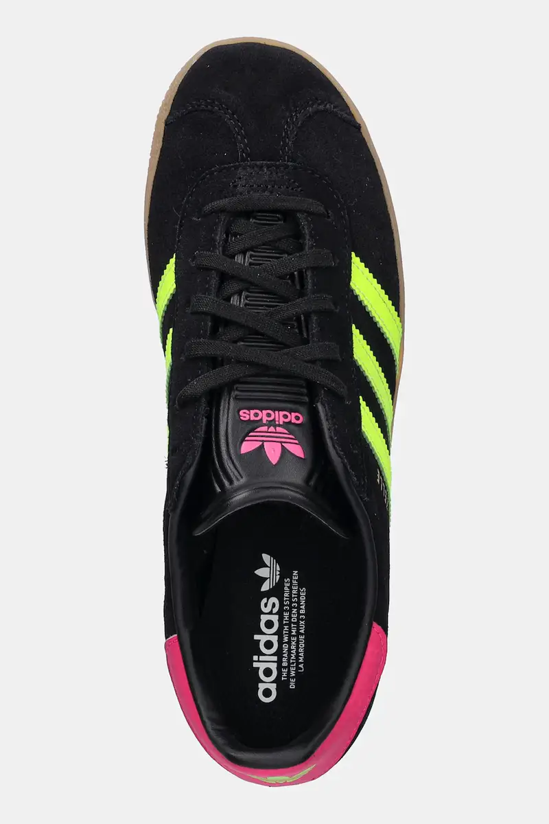 sneakers in camoscio per bambini GAZELLE colore nero JQ5994 miniatura 4